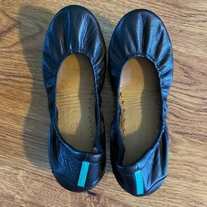 Tieks Black Ballet Flats -Size 5